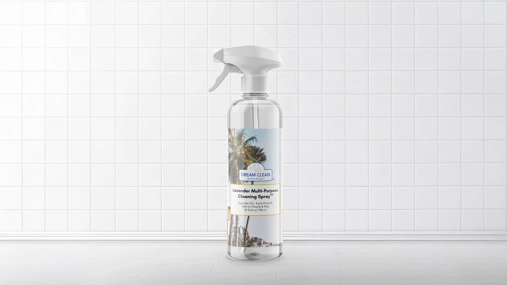 Dream Clean original packaging design, before redesign