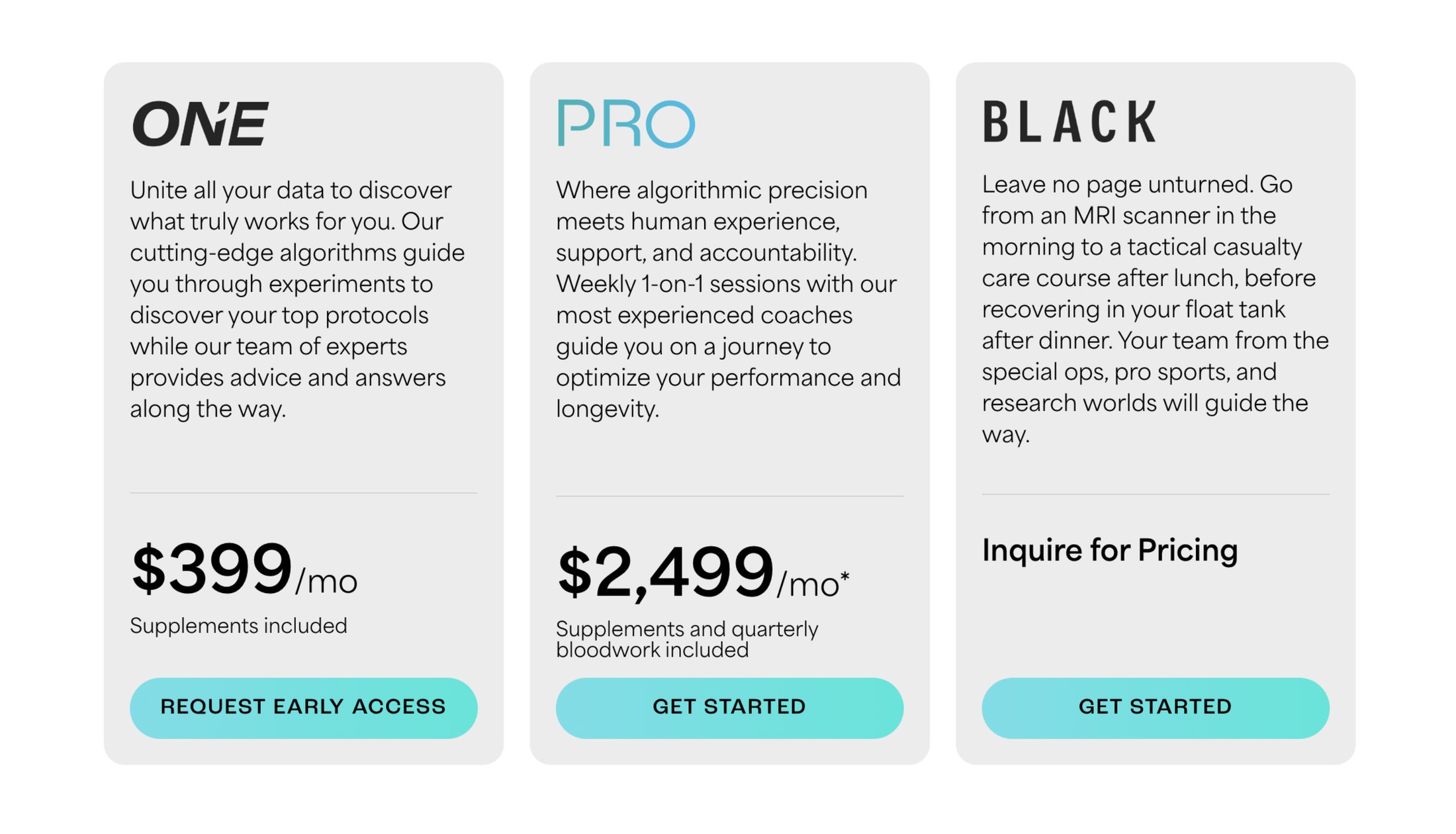 Fount membership tiers, One, Pro, and Black pricing