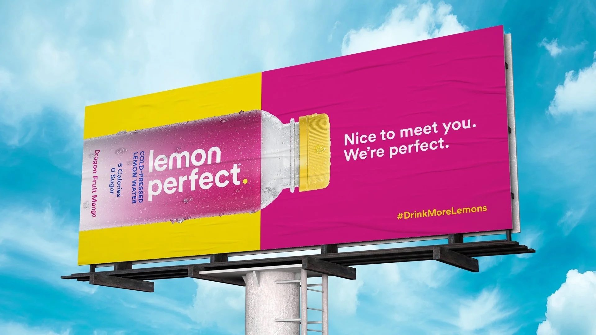 Lemon Perfect billboard campaign concept, version C2b