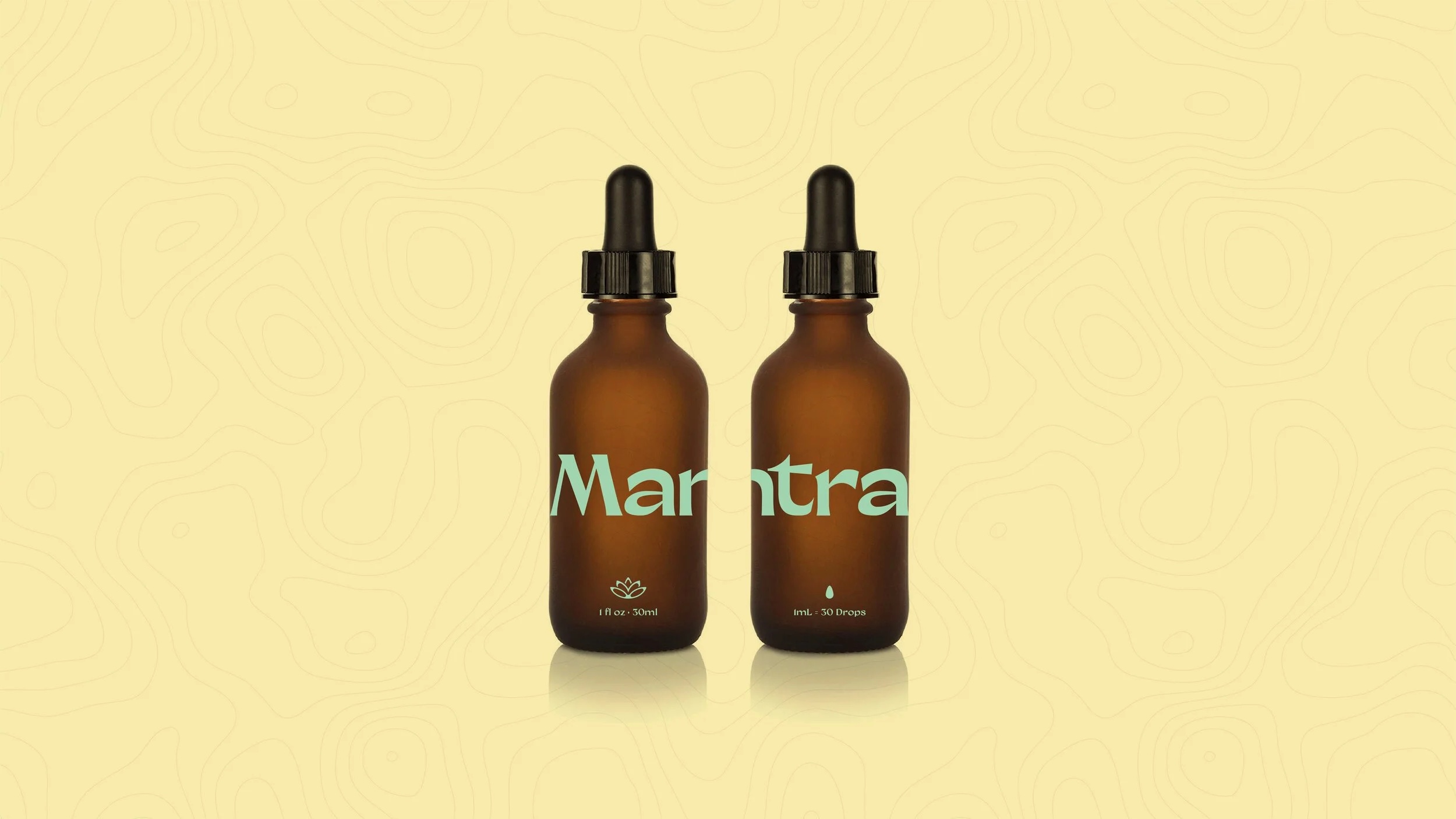 Mantra packaging detail, side panel
