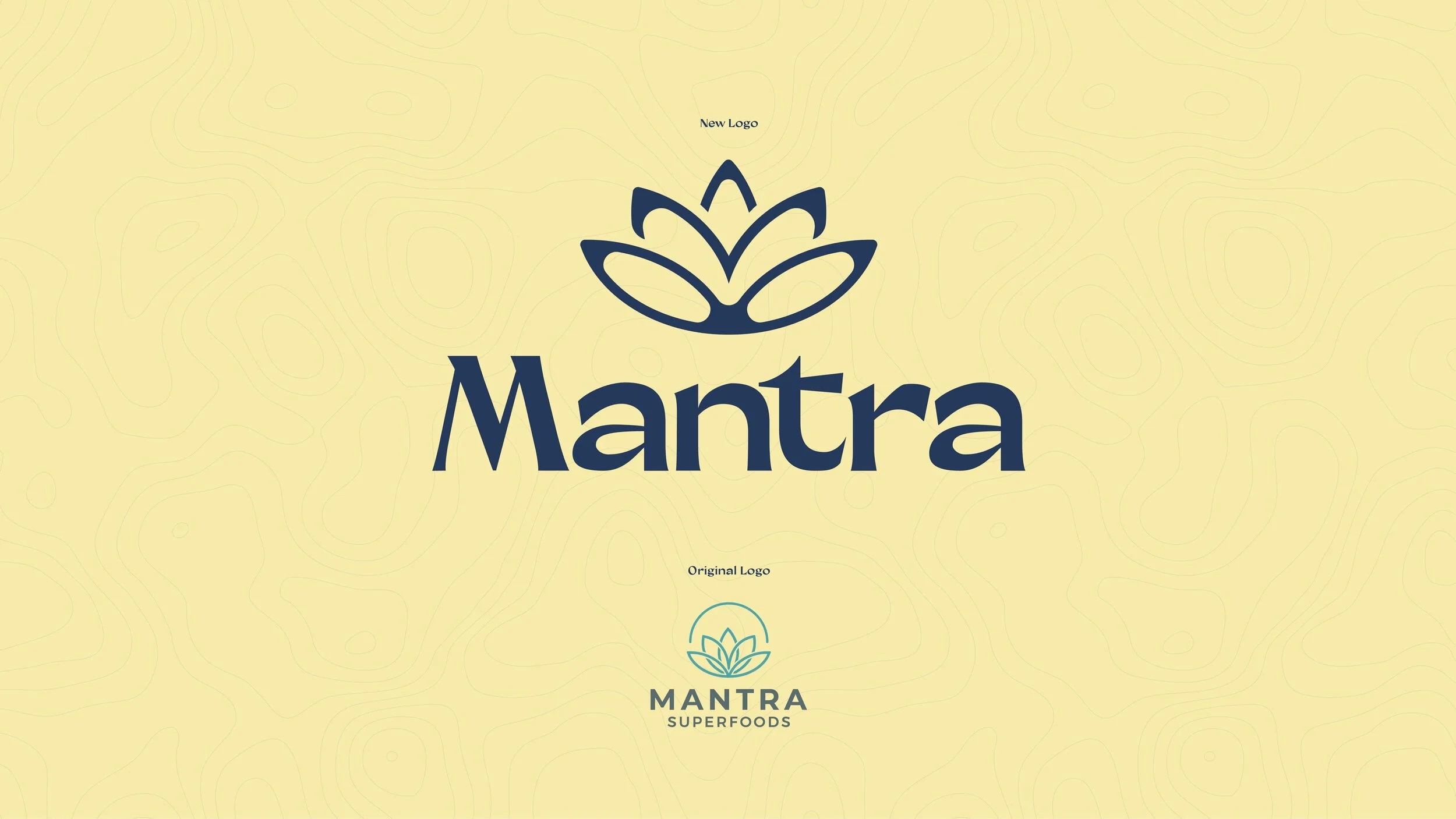 Mantra brand identity, primary packaging shot