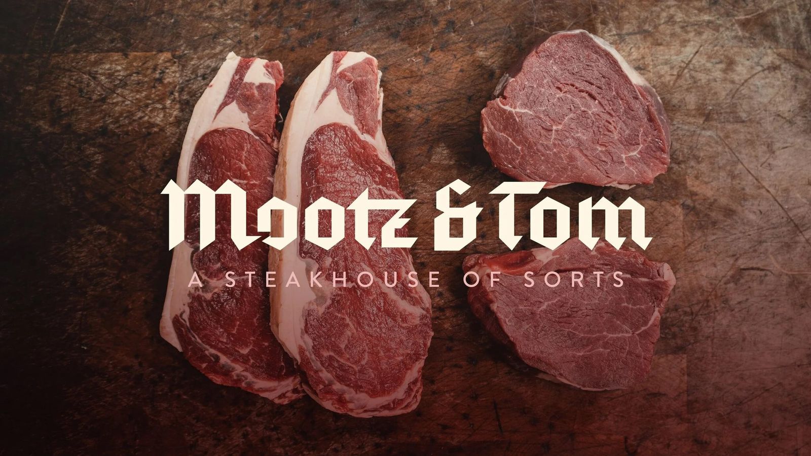 Mootz & Tom steakhouse wordmark