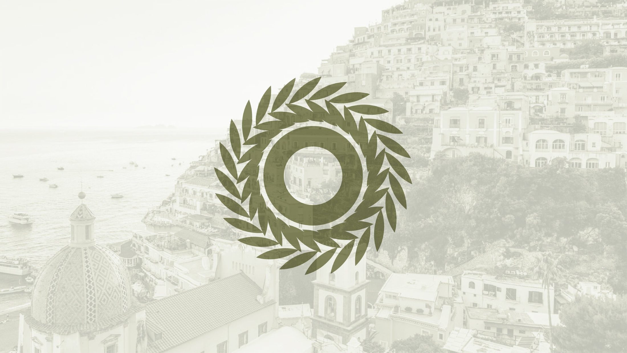 Olio O mark in olive wreath