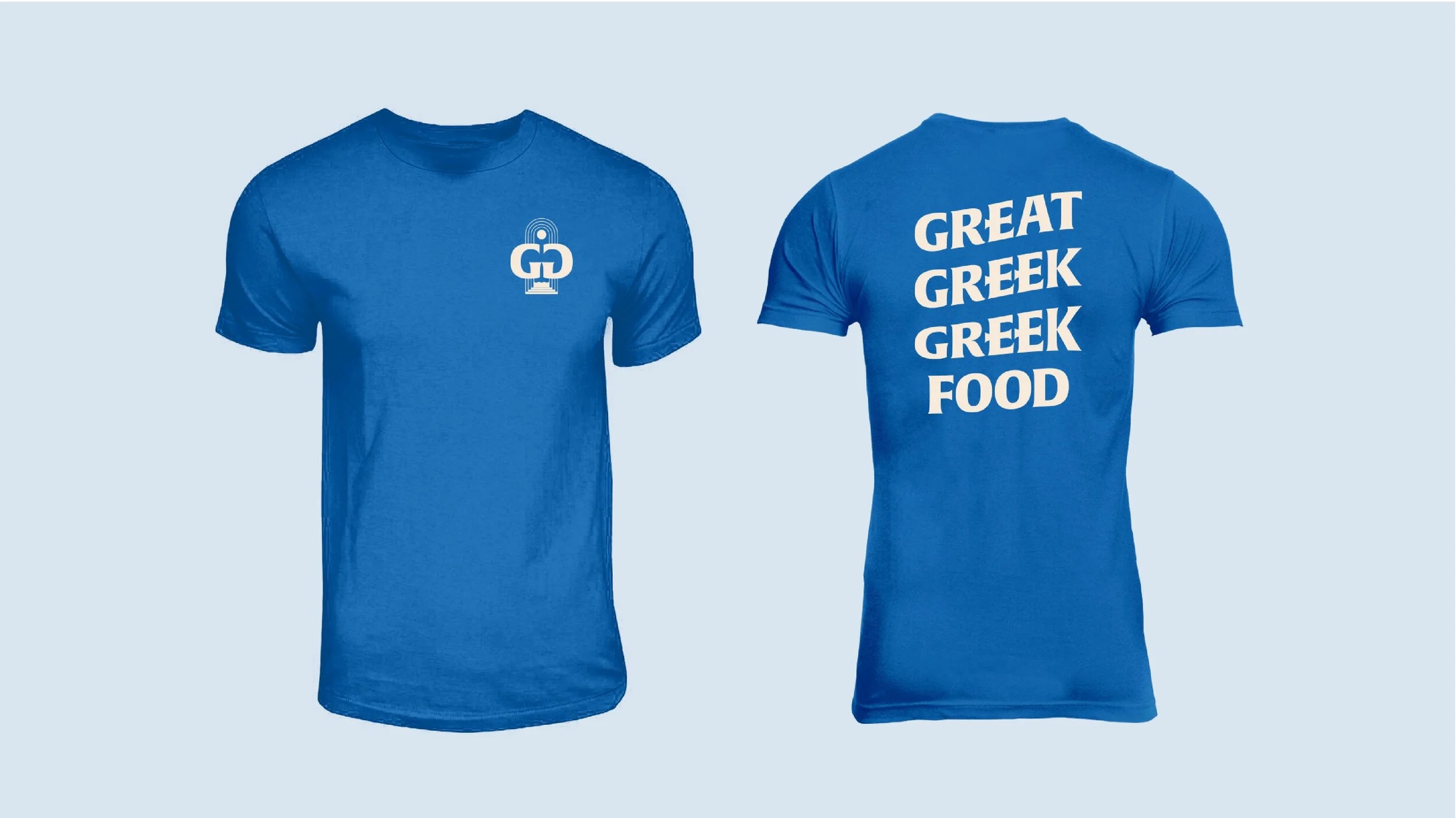 Great Greek t-shirt branding