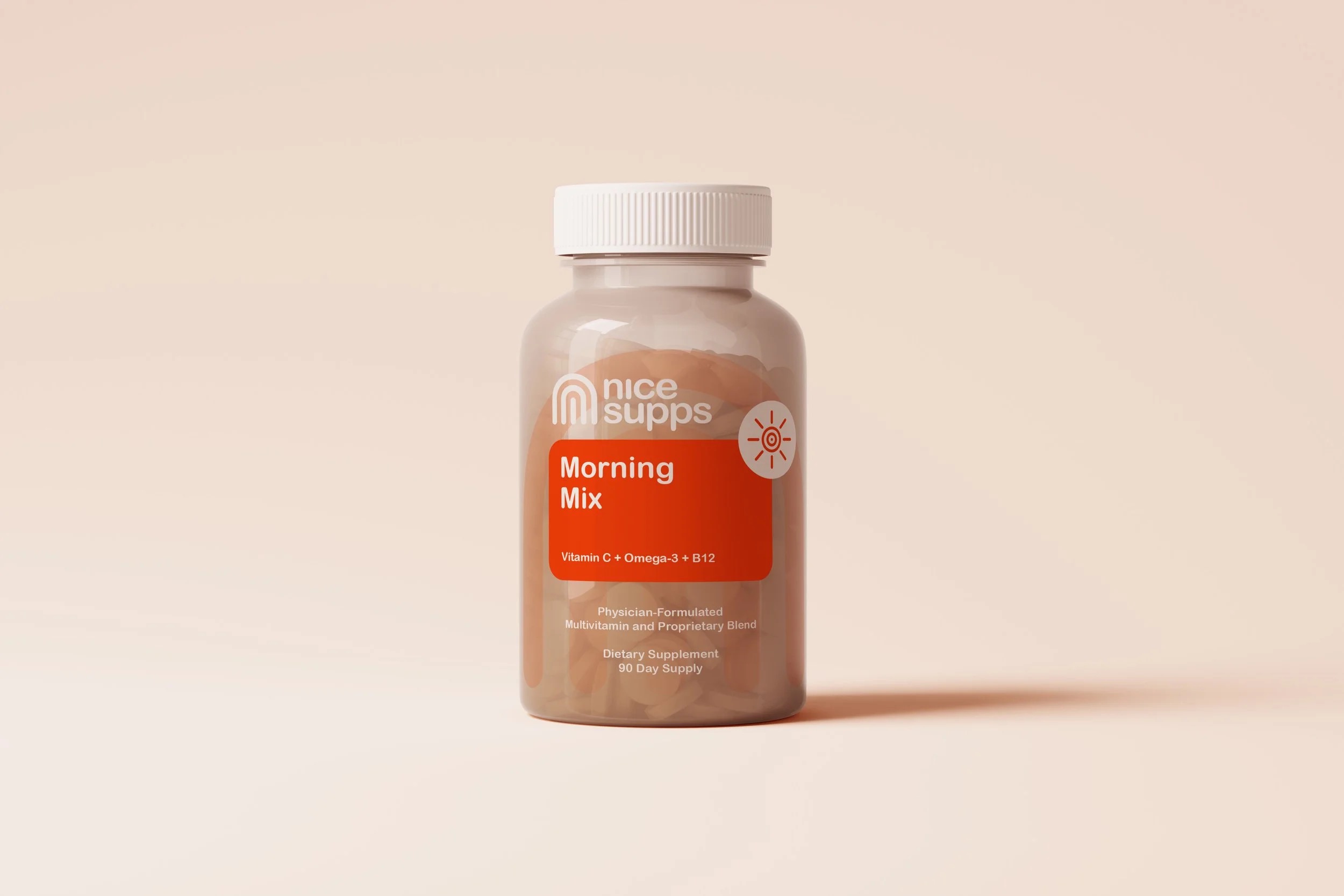 Nice Supps Morning Mix label