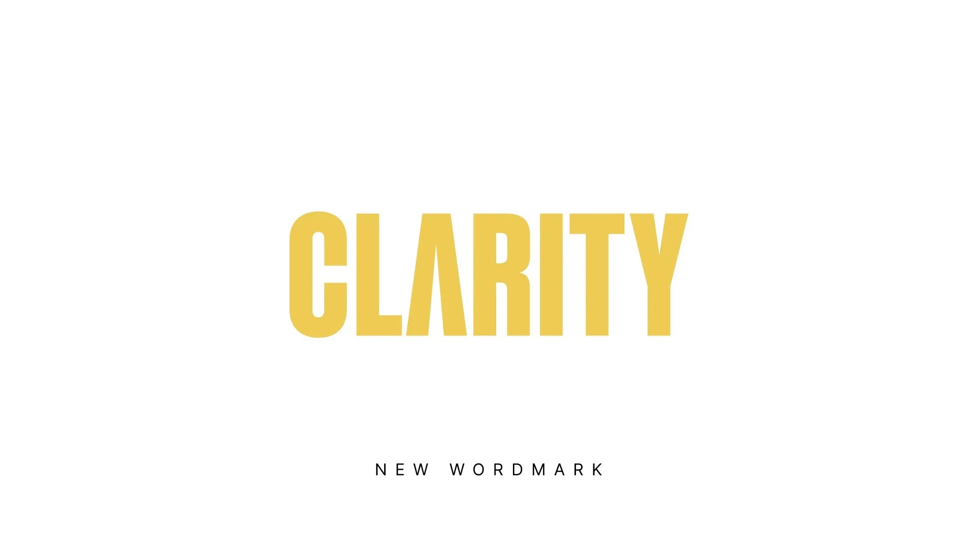 Clarity new wordmark