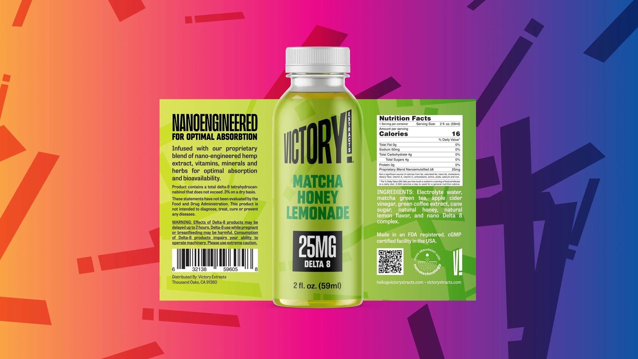 Victory! Extracts Matcha Honey Lemonade