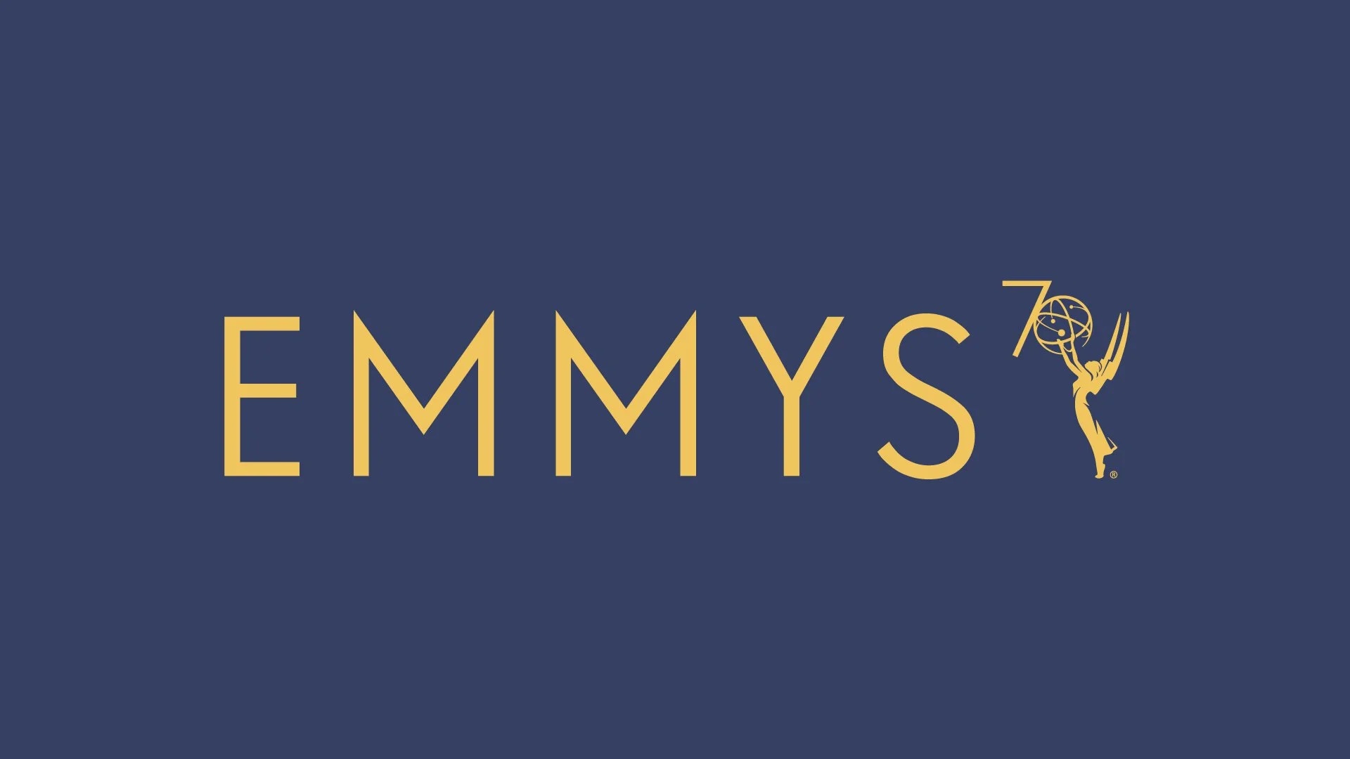70th Emmy Awards anniversary logo, full lockup