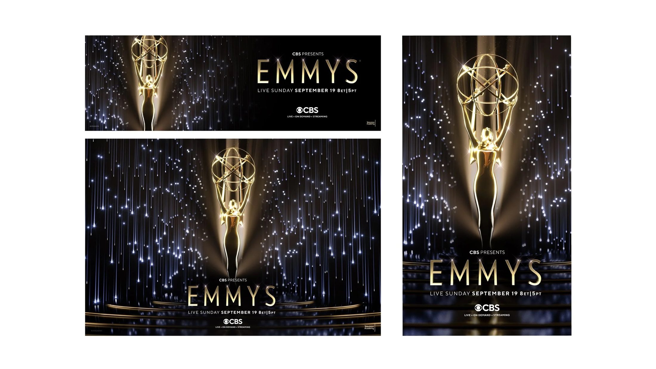 Emmy Awards banner ad campaign