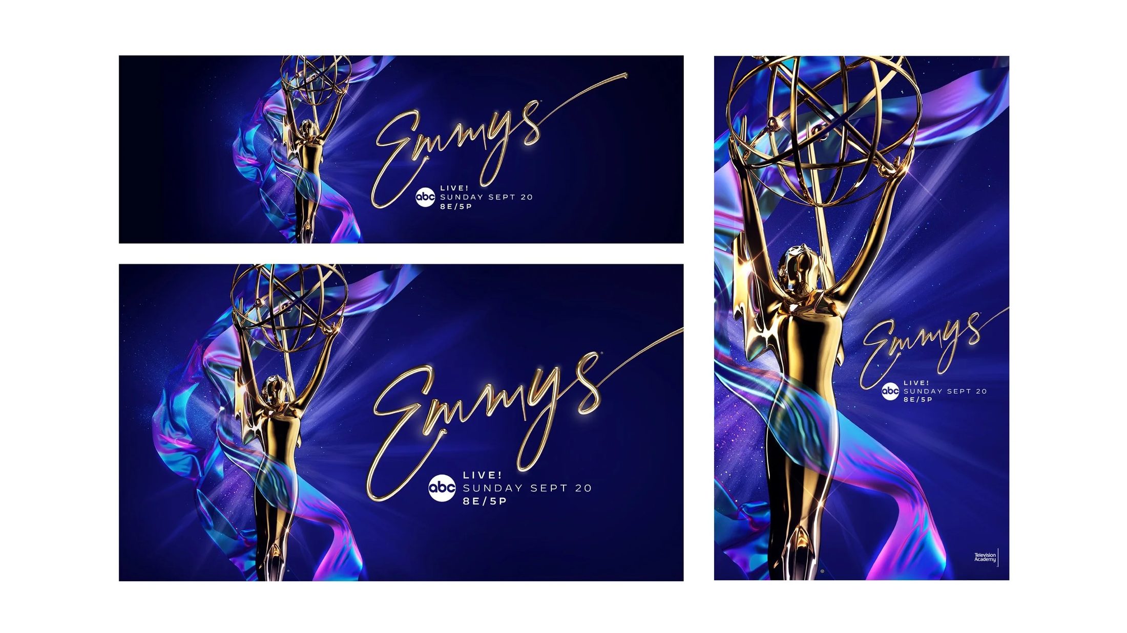 Emmy Awards banner ad campaign