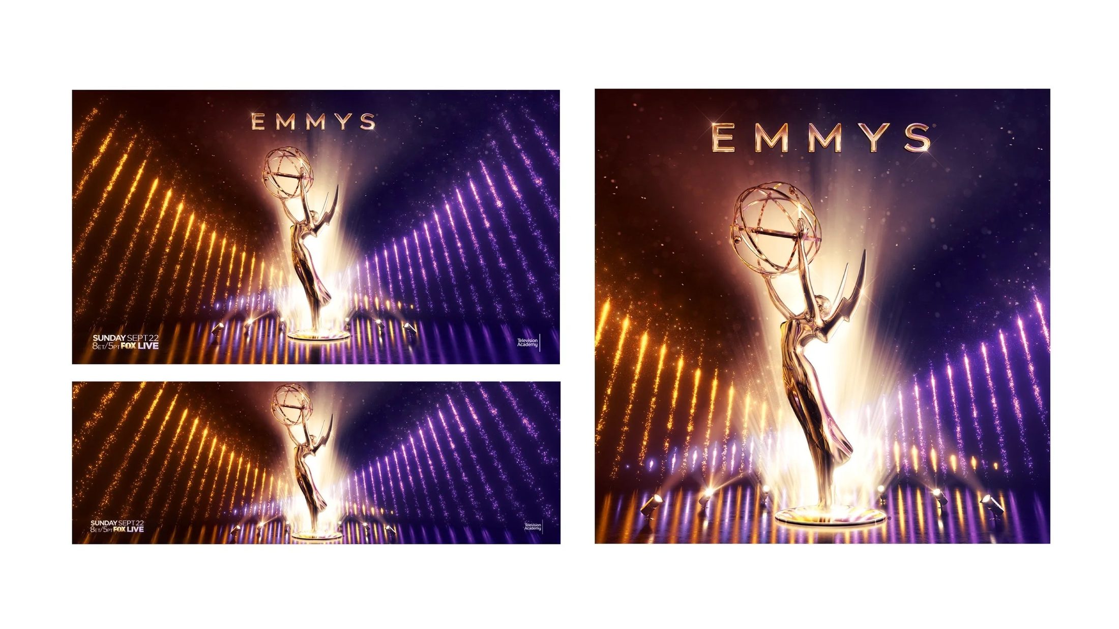 Emmy Awards banner ad campaign